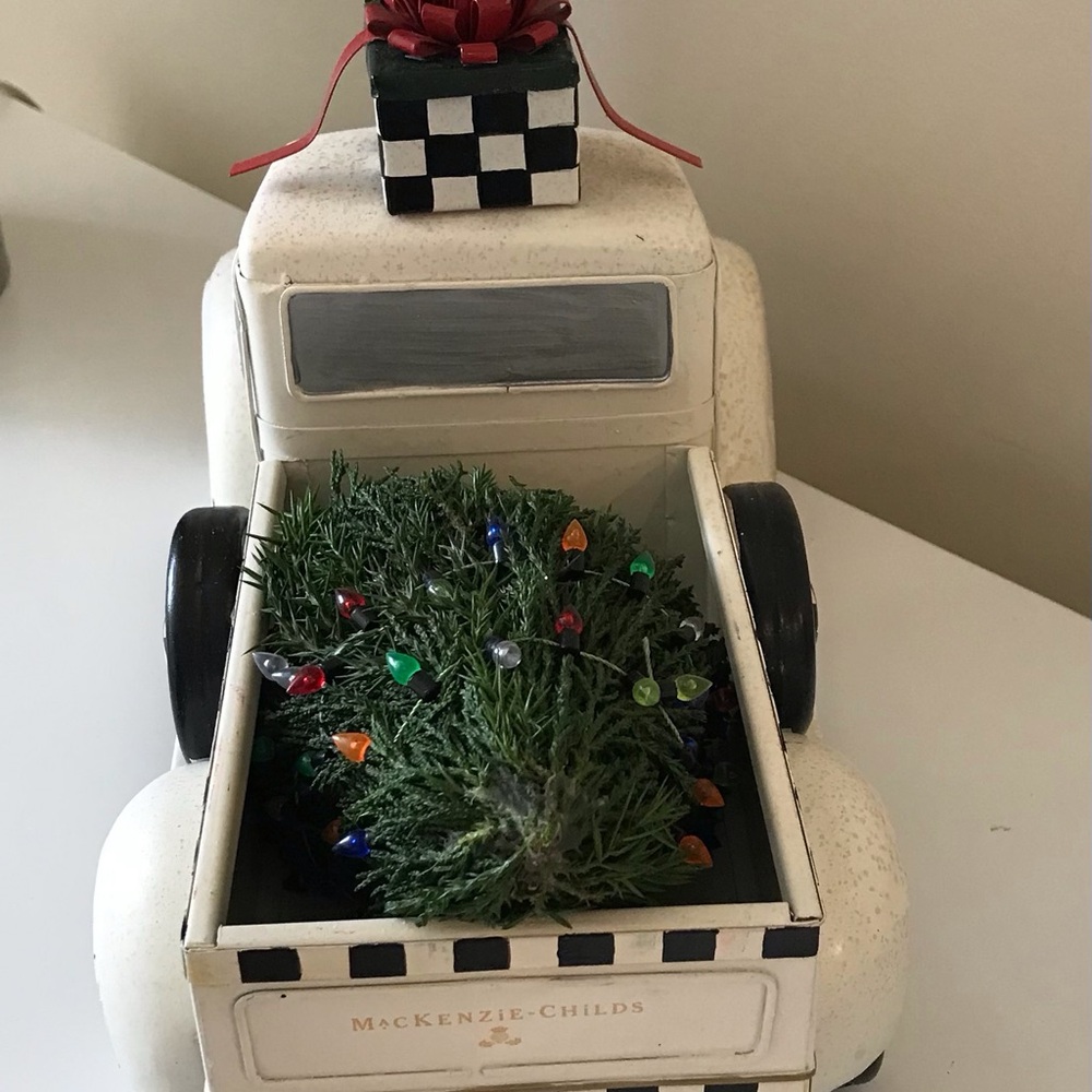 MacKenzie-Childs Farmhouse Special Delivery Truck Christmas Holiday Decor - Picture 6 of 11